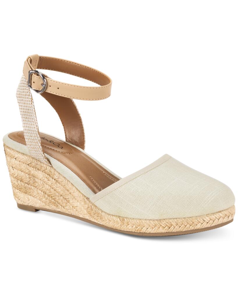 Style & Co Women's Mailena Wedge Espadrille Sandals, Created for Macy's - Canvas Cover