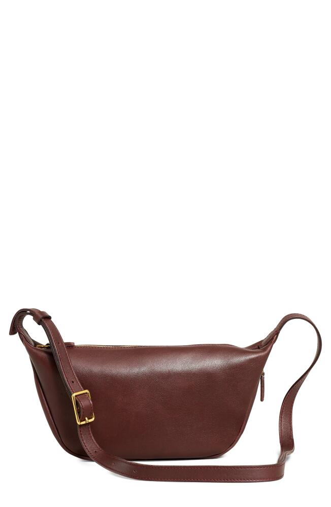 Madewell The Sling Leather Crossbody Bag in Chocolate Raisin Cover