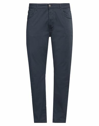 Reign Man Pants Slate blue Cotton, Elastane Cover