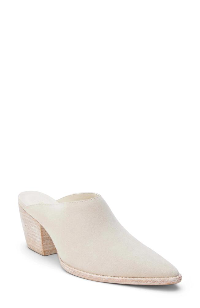 Matisse Cammy Pointy Toe Mule in Ecru Suede Cover