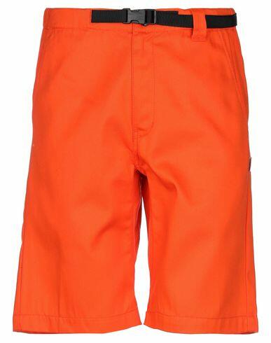 Life Sux Man Shorts & Bermuda Shorts Orange Cotton Cover