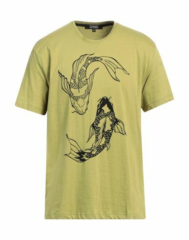 Trussardi Action Man T-shirt Green Cotton Cover