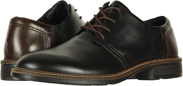 Naot Chief (Black Raven Leather/Walnut Leather) Men's Lace up casual Shoes Cover