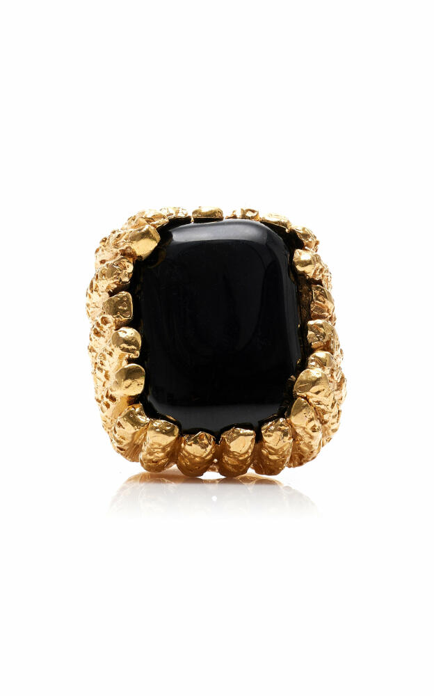 Paola Sighinolfi - Bosco 18K Gold-Plated Ring - Black - Gifts For Her Cover