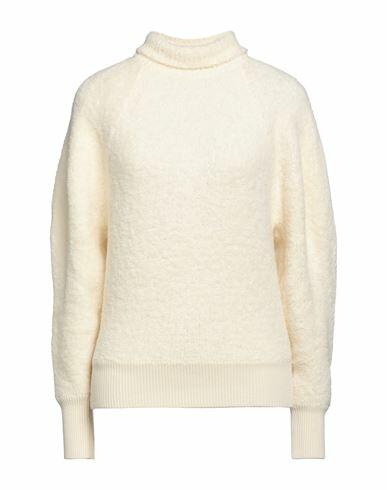 Nanushka Woman Turtleneck Cream Wool, Polyamide Cover