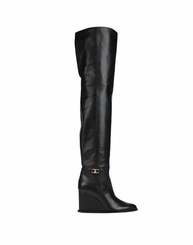 Celine Woman Boot Black Soft Leather Cover