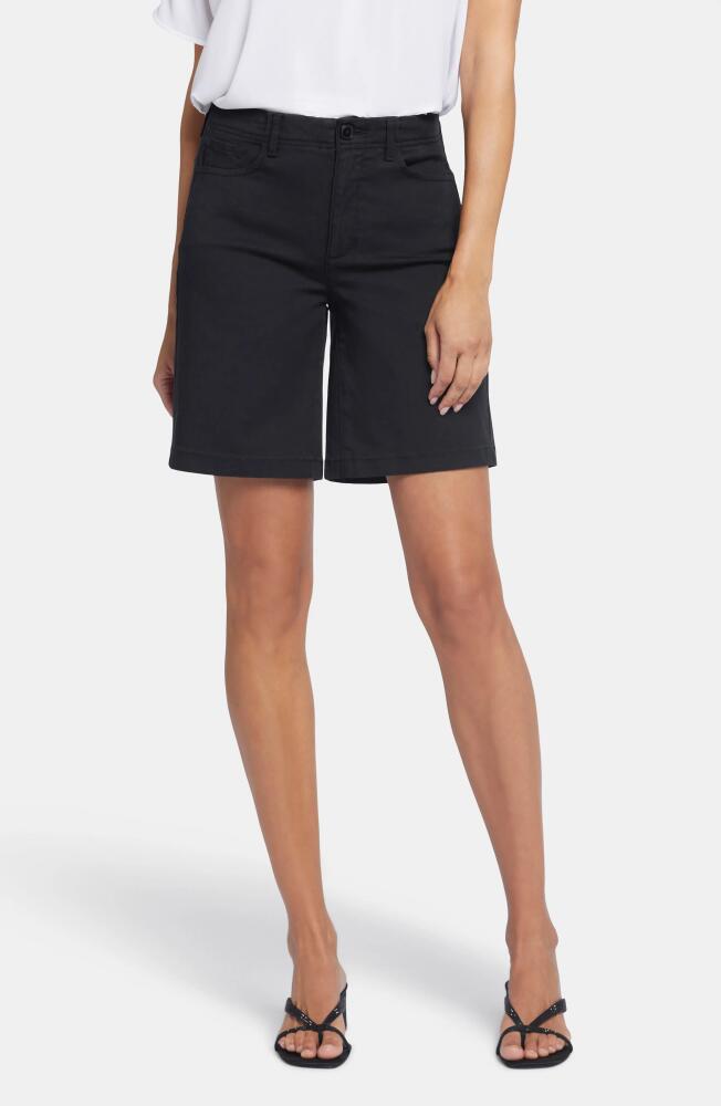 NYDJ Five-Pocket Bermuda Shorts in Black Cover