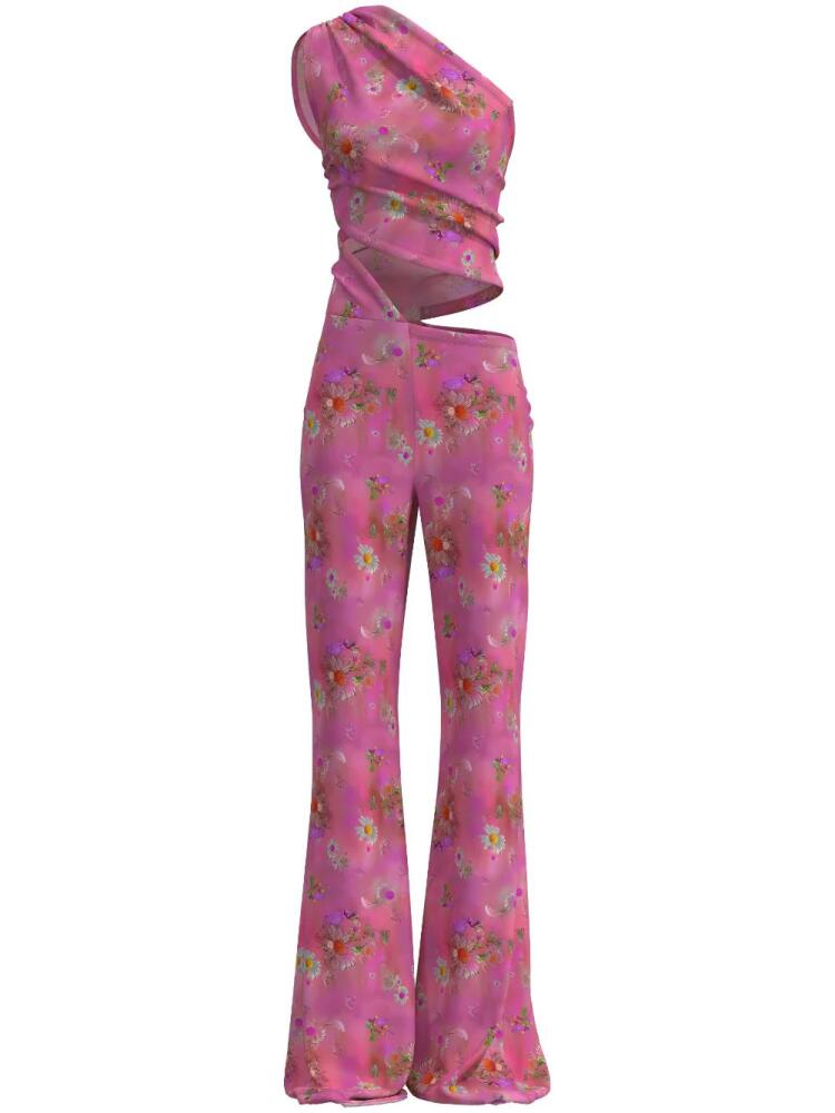 Margherita MACCAPANI Glam Sere floral-print jumpsuit - Pink Cover