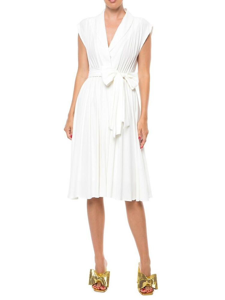 MEGHAN LA Women's Honeysuckle Midi Dress - Ivory Cover