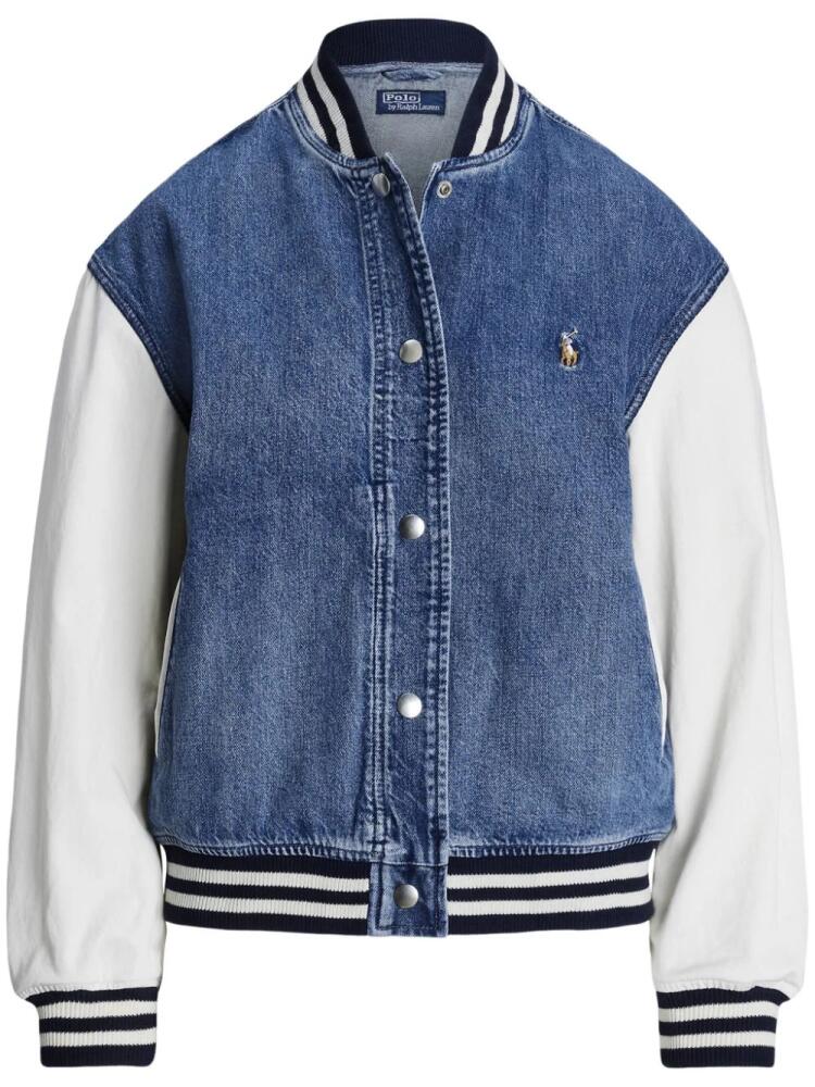 Polo Ralph Lauren Polo Pony denim bomber jacket - Blue Cover