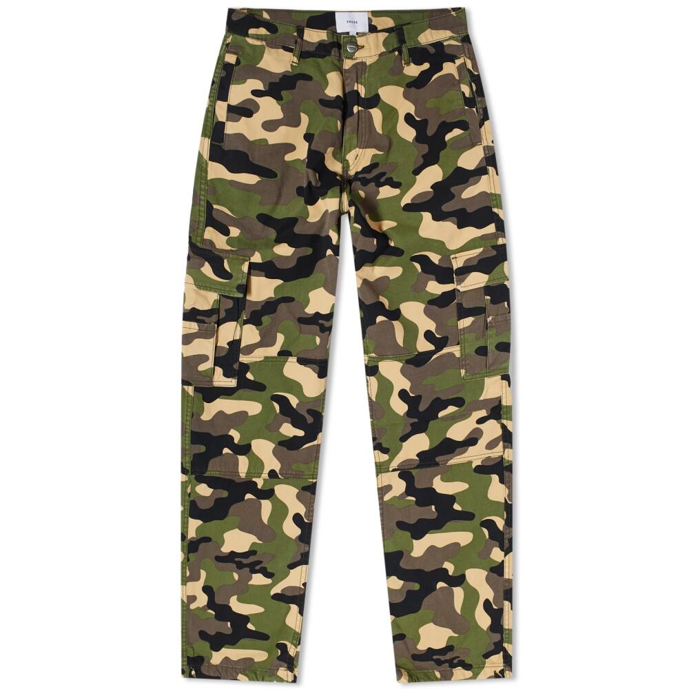 Rhude Men's Linares Cargo Pant in Camo Cover