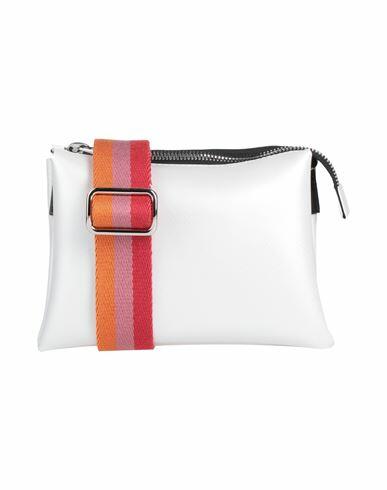 Gum Design Woman Cross-body bag White Rubber Cover