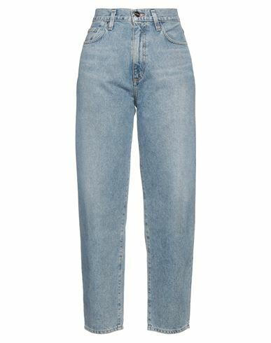 Goldsign Woman Jeans Blue Cotton Cover