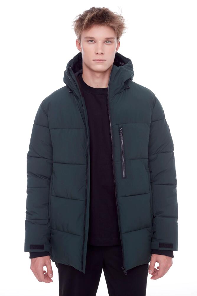 Alpine North BANFF - Vegan Down Mid-Weight Quilted Puffer Jacket in Deep Green Cover