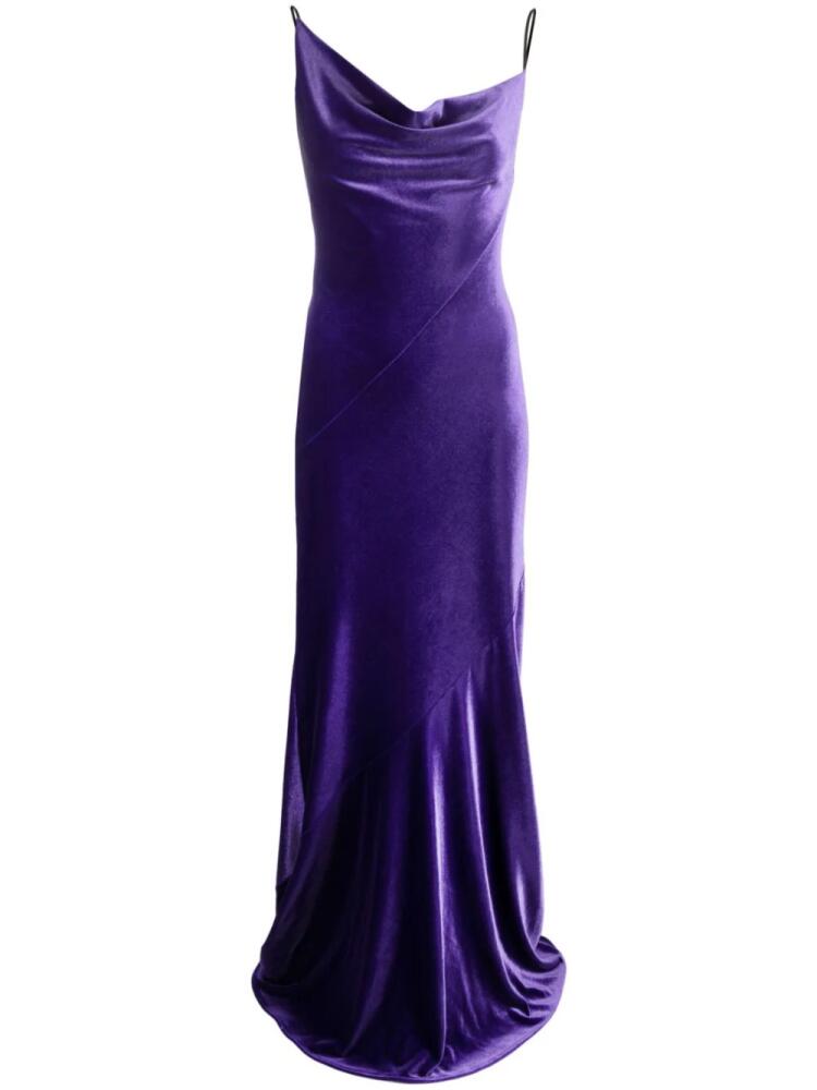 Philosophy Di Lorenzo Serafini satin maxi dress - Purple Cover