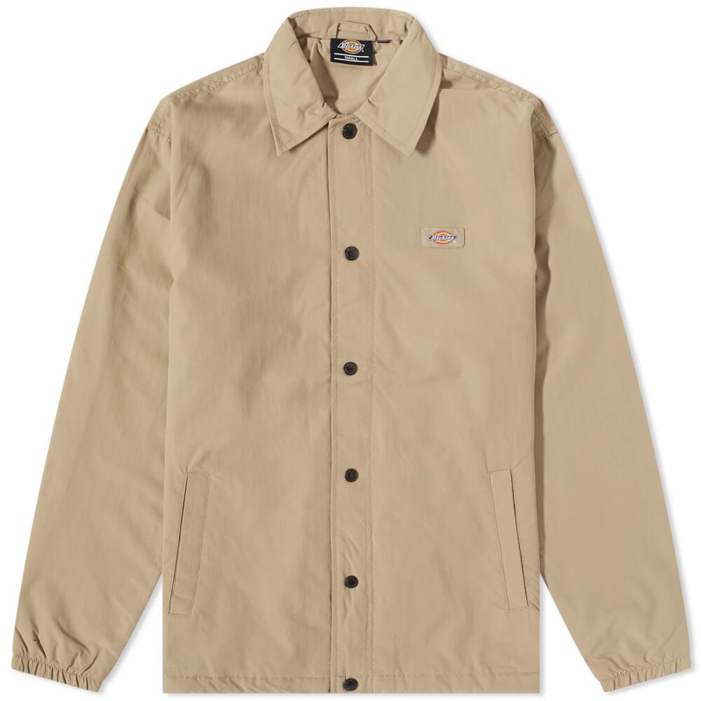 Dickies Men's Oakport Coach Jacket in Khaki Cover