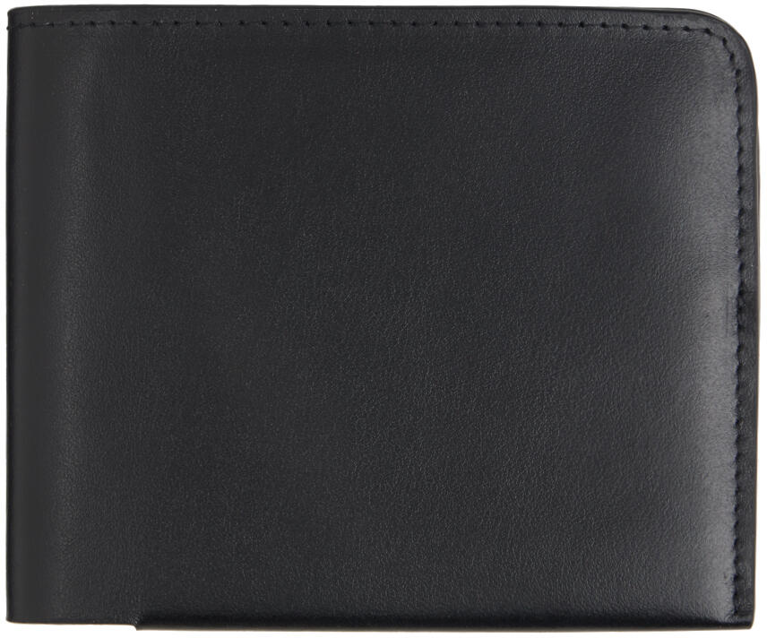 Dries Van Noten Black Leather Wallet Cover