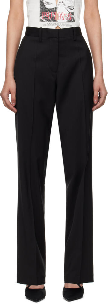 Helmut Lang Black Car Trousers Cover