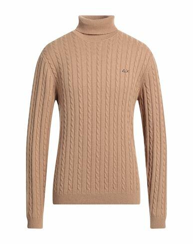 Sun 68 Man Turtleneck Camel Merino Wool, Viscose, Polyamide, Cashmere Cover