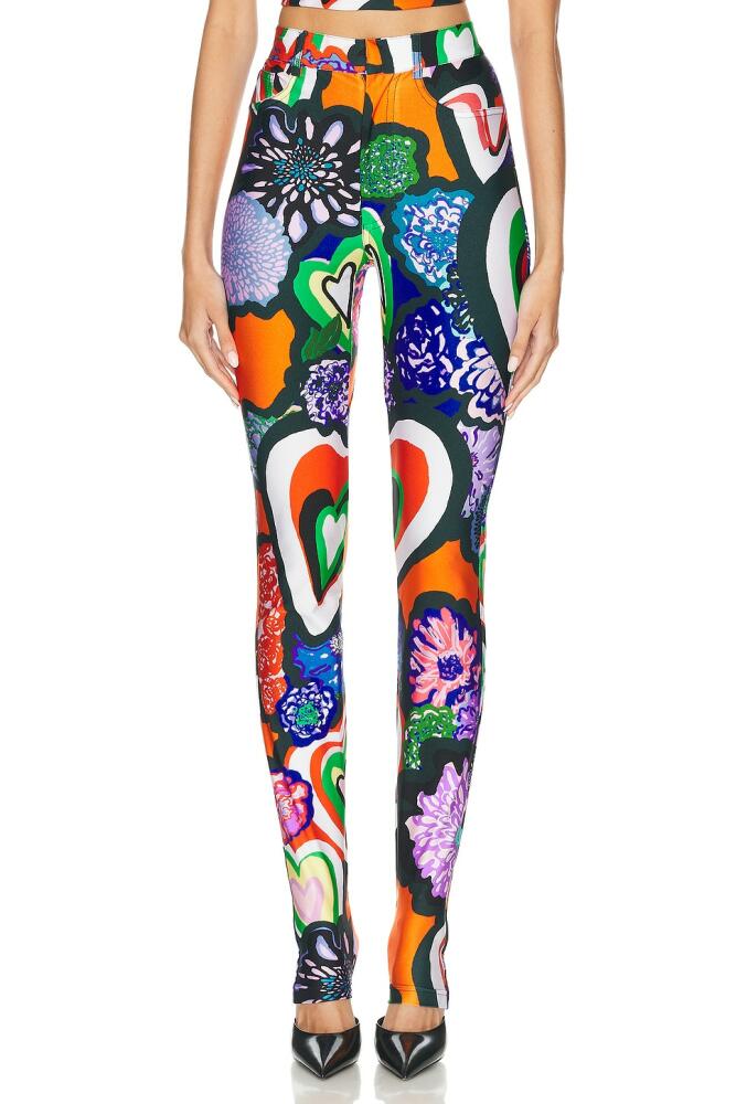 AREA Heart Legging in Blue Cover