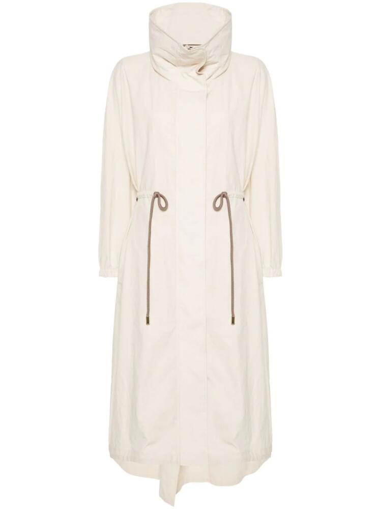 Moorer Madalyn-Wfc hooded coat - Neutrals Cover