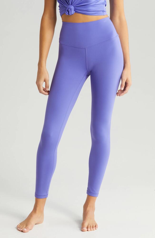 zella Studio Luxe High Waist 7/8 Leggings in Purple Opulence Cover