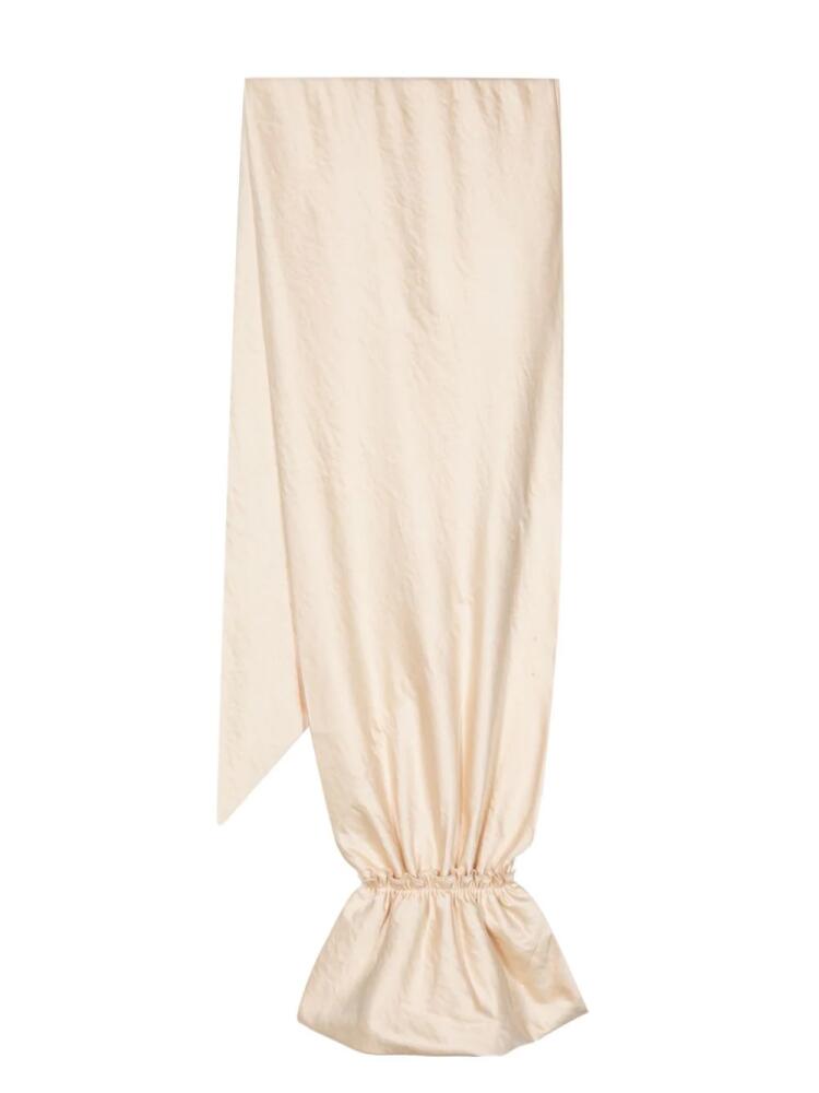 Forte Forte contemporary duchesse scarf - Neutrals Cover