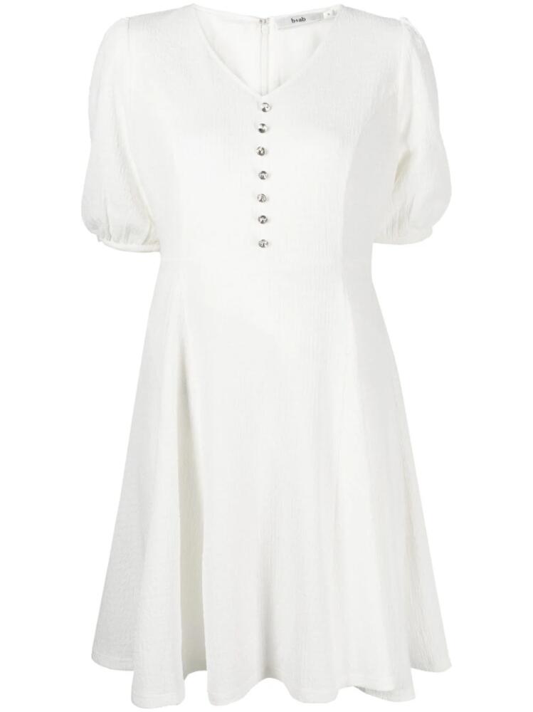 b+ab puffy sleeves dress - White Cover