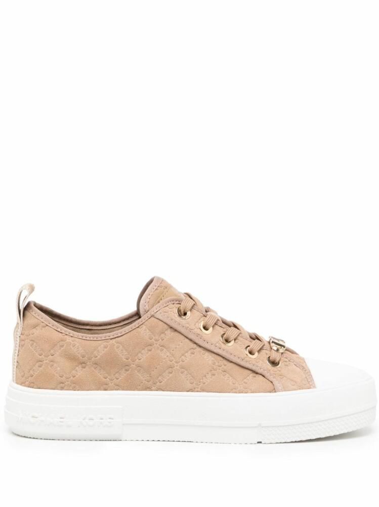 Michael Kors Evy logo-plaque sneakers - Brown Cover