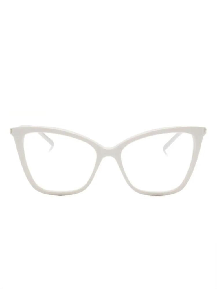 Saint Laurent Eyewear cat-eye glasses - White Cover