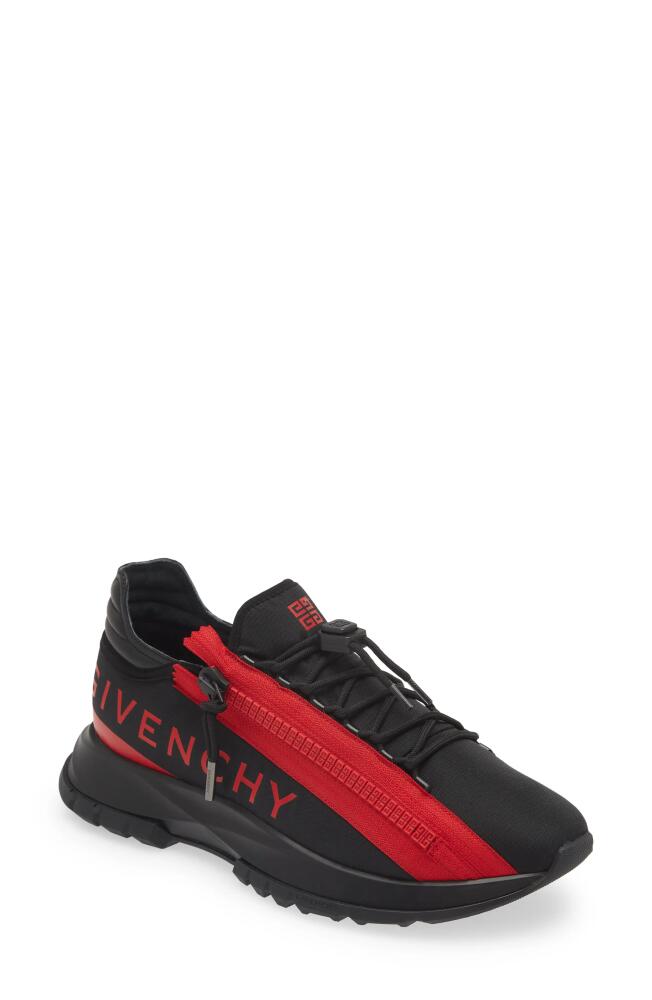 Givenchy Spectre Zip Sneaker in Black/Red Cover