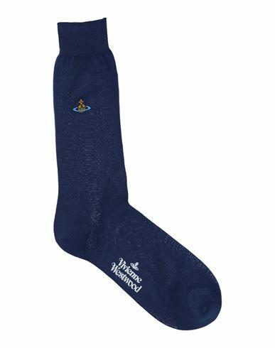 Vivienne Westwood Man Socks & Hosiery Blue Cotton Cover