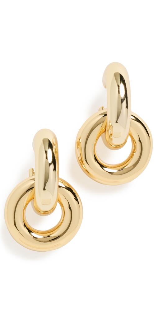 MÉGA Double Hoop Earrings Gold Cover