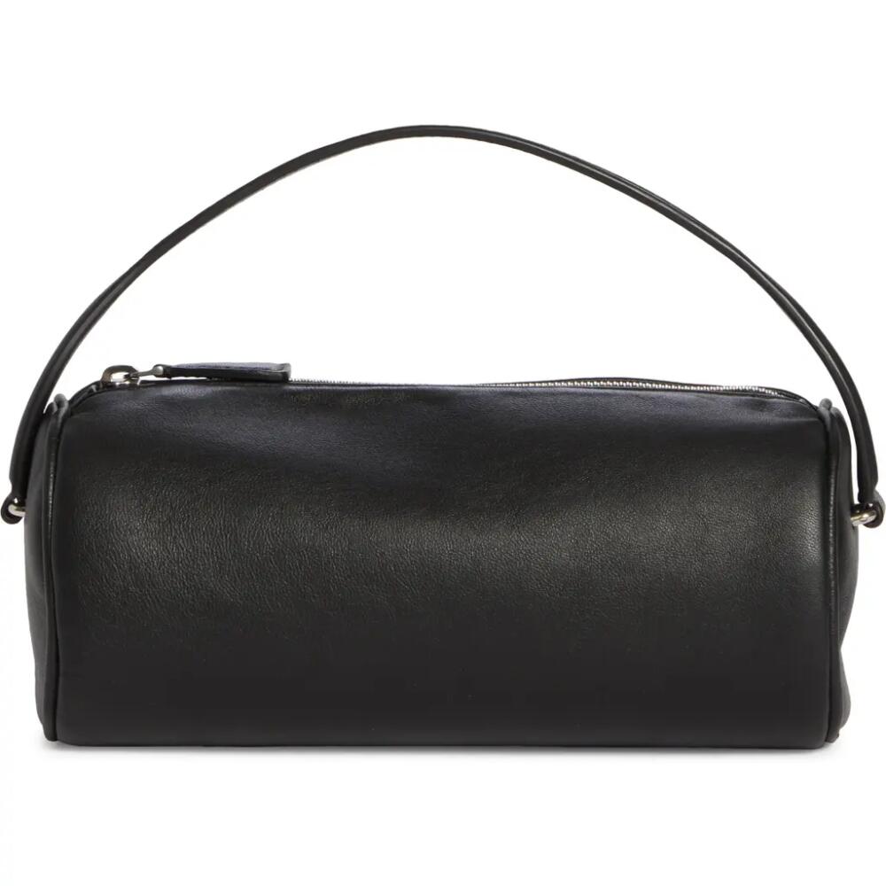 The Row '90s Leather Handbag in Black Ans Cover