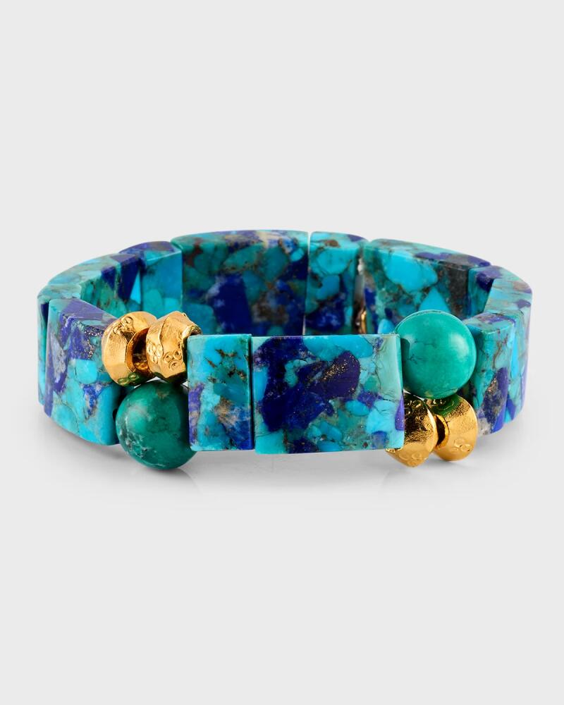 Devon Leigh Lapis Turquoise Stretch Bracelet Cover