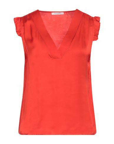 Fly Girl Woman Top Red Viscose Cover