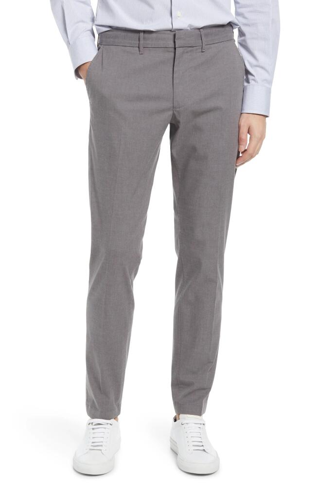 Nordstrom Slim Fit CoolMax Flat Front Performance Chinos in Grey Tornado Heather Cover