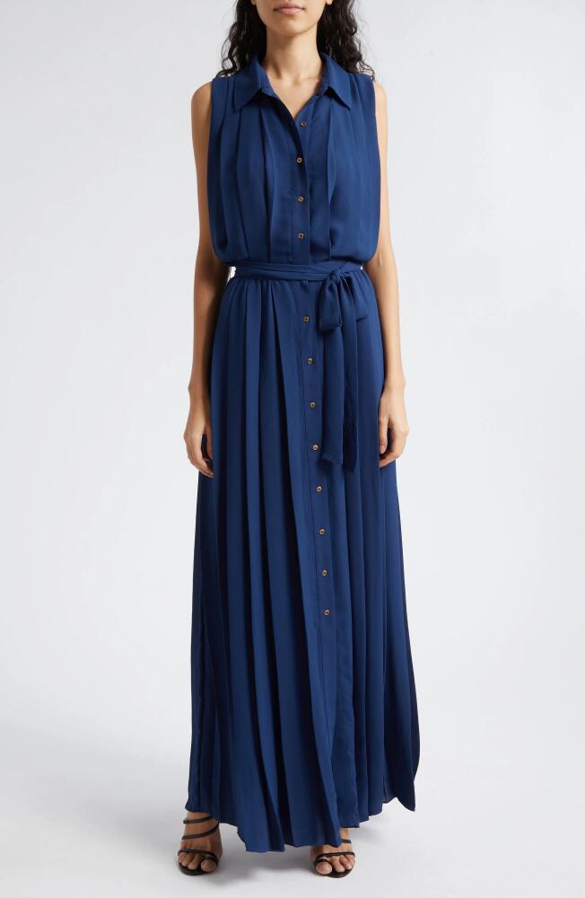 Ramy Brook Coraline Sleeveless Maxi Shirtdress in Spring Navy Cover