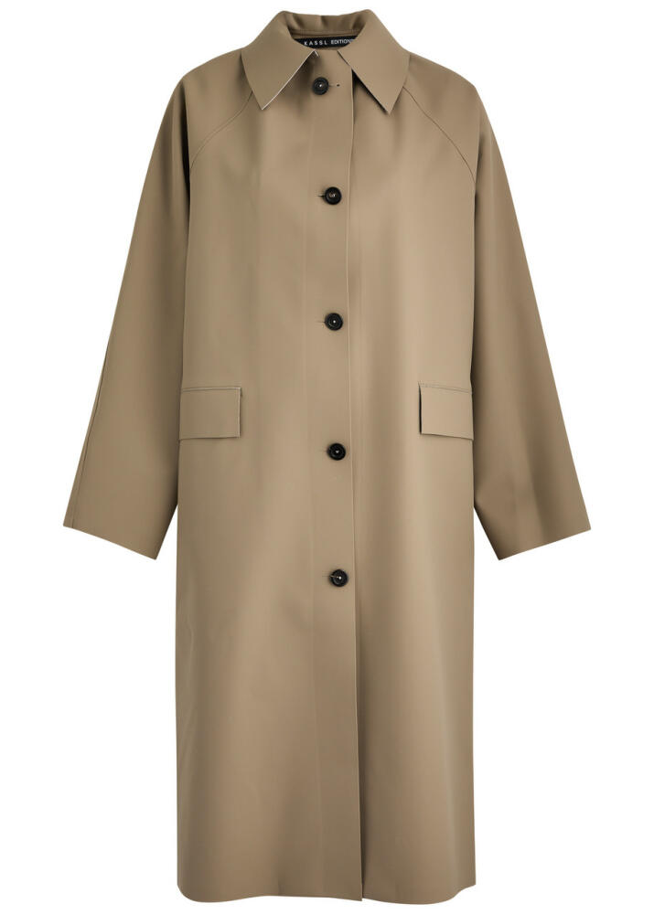 Kassl Editions Original Below Rubberised Coat - Taupe Cover