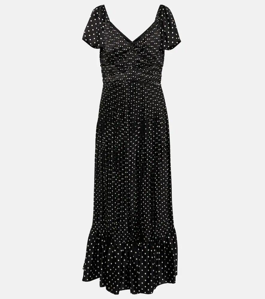 Polo Ralph Lauren Polka-dot crêpe midi dress Cover