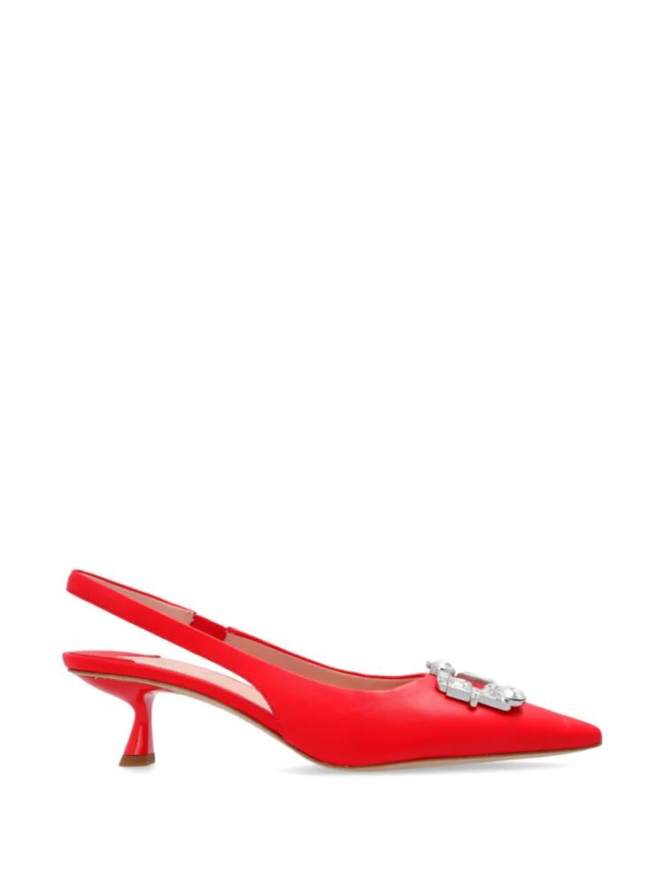 Kate Spade Renata 65mm leather slingback pumps - Red Cover