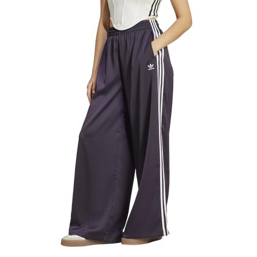 adidas Originals Satin Wide Leg Track Pants - Womens Aurora Black Cover