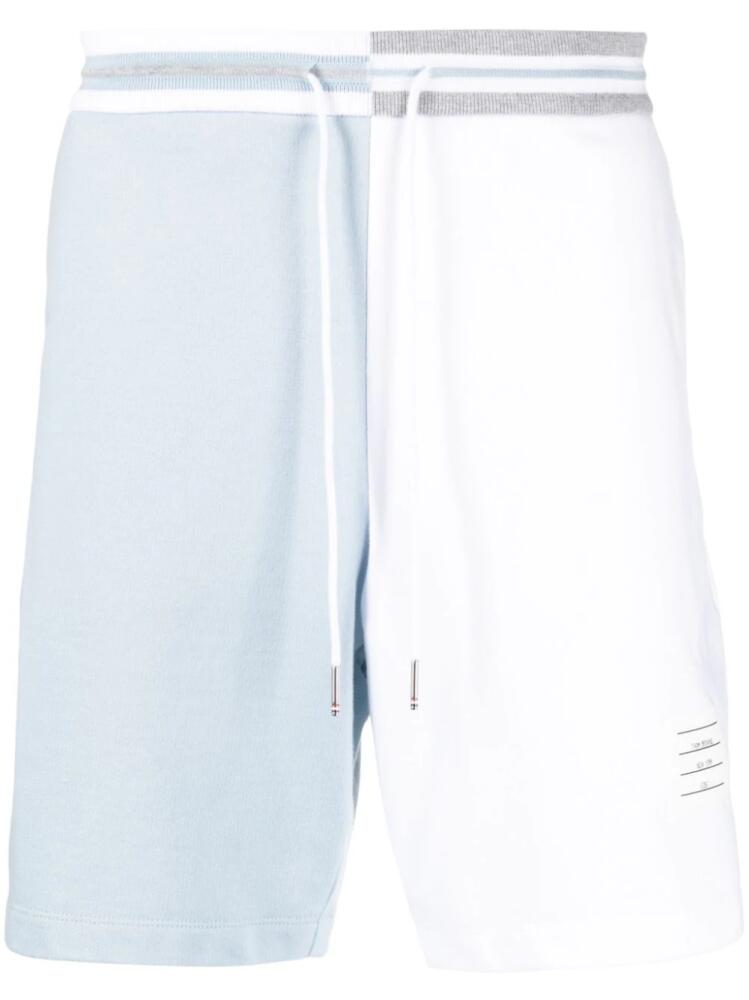 Thom Browne Funmix colour-block shorts - White Cover