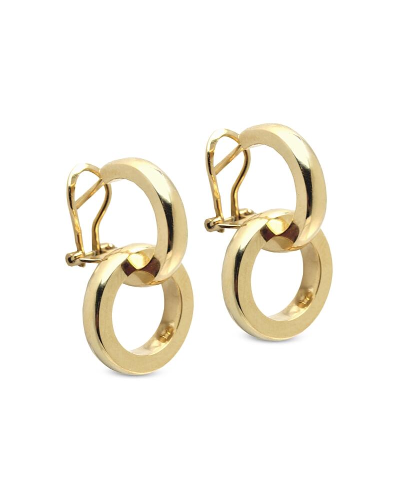 L. Klein 18K Yellow Gold Duetto Changeable Double Hoop Earrings Cover