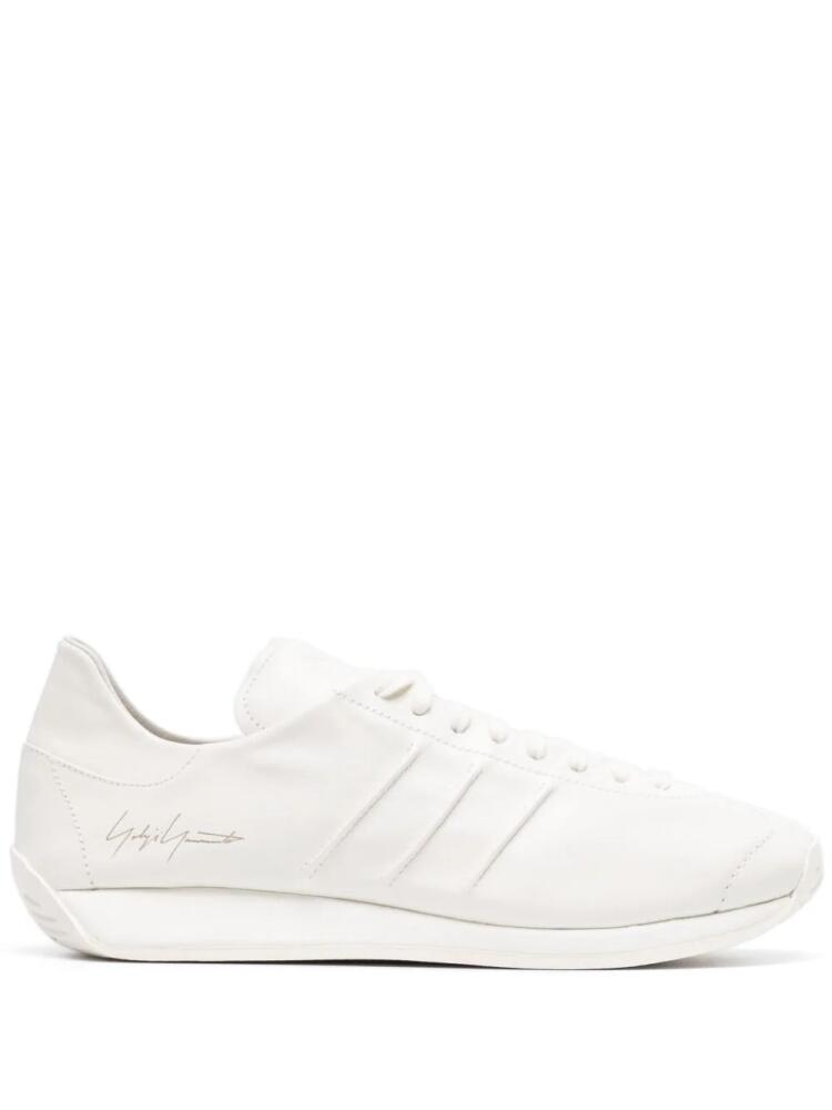 Y-3 Country leather sneakers - Neutrals Cover