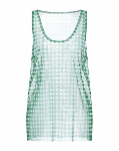 Philosophy Di Lorenzo Serafini Woman Tank top Green Polyester Cover