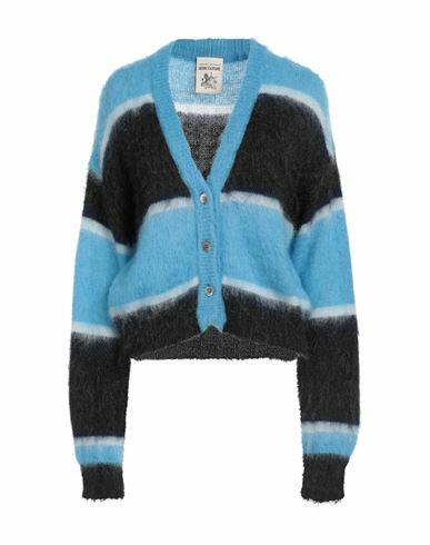 Semicouture Woman Cardigan Sky blue Acrylic, Polyamide, Mohair wool, Wool, Virgin Wool Cover