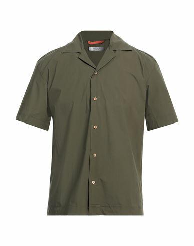 Vandom Man Shirt Military green Cotton, Elastane Cover