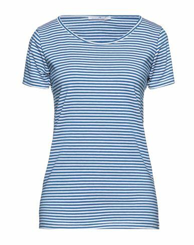 Mr Massimo Rebecchi Woman T-shirt Azure Cotton, Elastane Cover