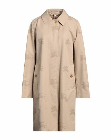 Burberry Woman Overcoat & Trench Coat Beige Cotton Cover